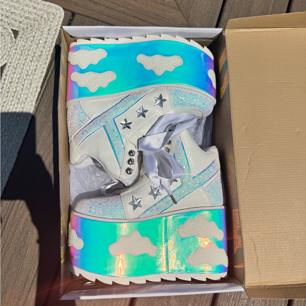 Holographic Cloud Platform Sneakers